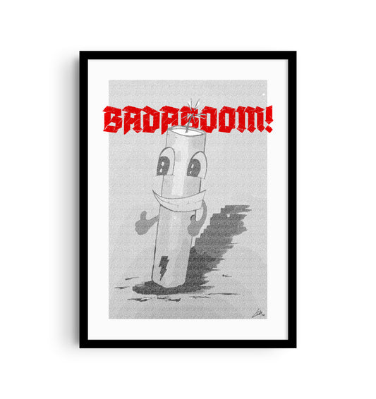 Badaboom by LACORTEMIKE - Fine Art-Print