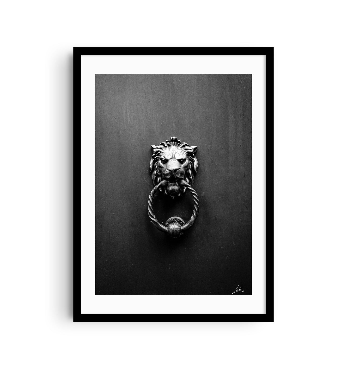 Lion Knocker by LCRTMK - Fine Art-Print